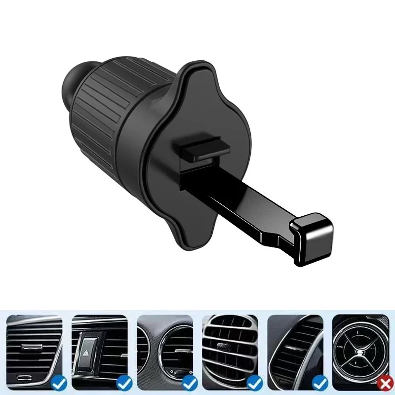 Universal Car Air Vent Phone Holder Clip - Secure Attachment