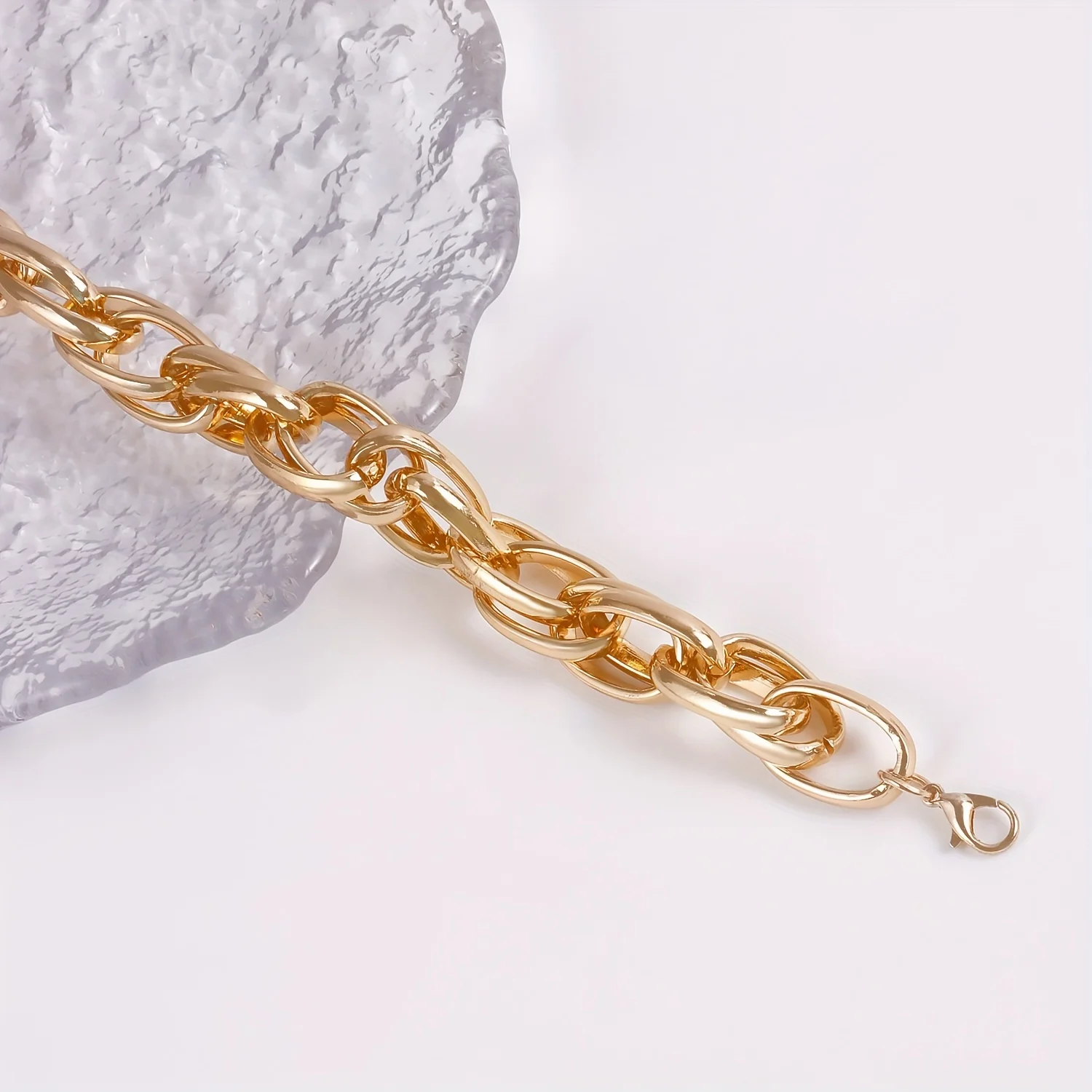 High Quality Punk Big Heart Pendant Necklace Women Fashion Statement Chunky Heavy Chain Grunge Jewelry Steampunk