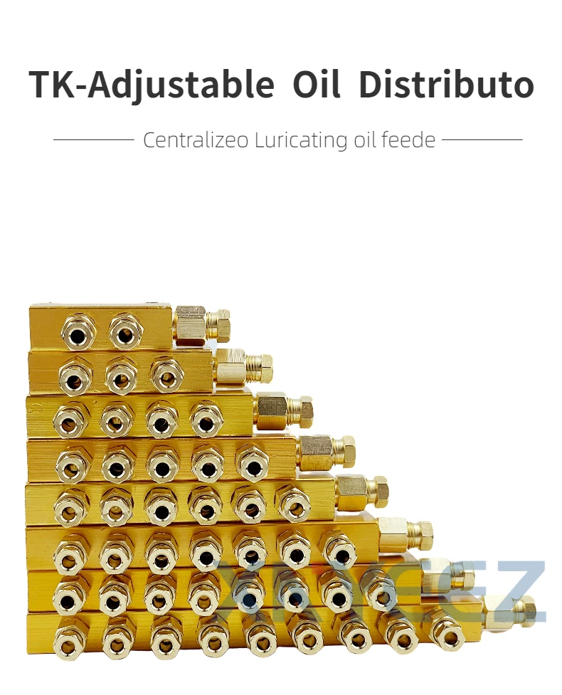 TK Einstellbarer Öltank / Typ B Einstellbarer Ölverteiler / Elektrische Schmierpumpe Ölabscheider – Detail 1