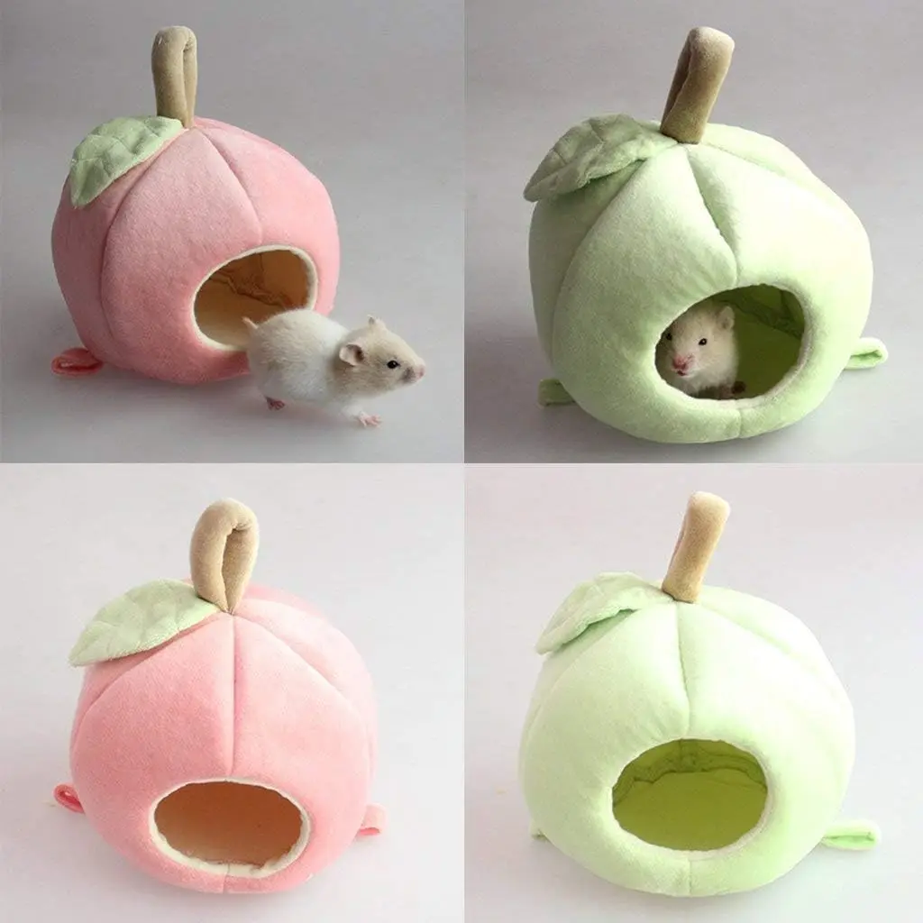 Apple Shape Hammock Squirrel Hedgehog Chinchilla Winter Warm House Bird Hamster Hammock Cage