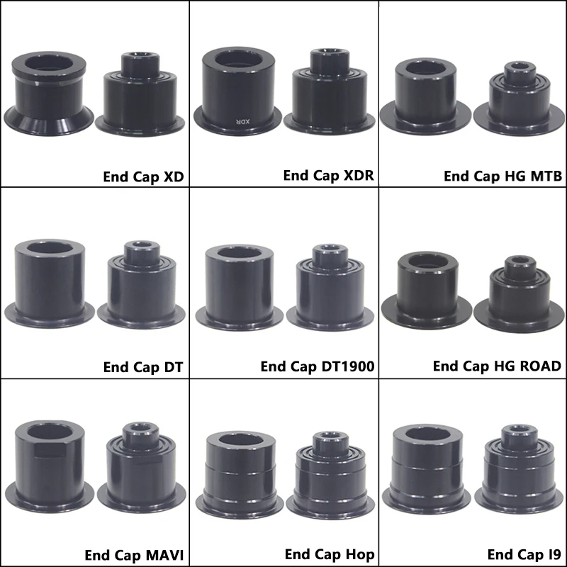 Convertisseurs de moyeux de vélo de route et vtt, Micro cannelure