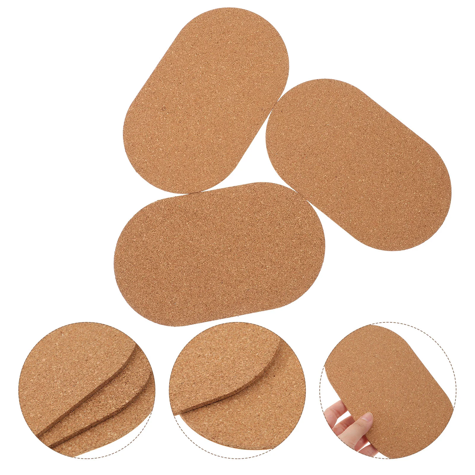 3 Pcs Hamster Wheel Cork Reliable Mat Protectors Base Pad Pet Ground Running Dedicated for