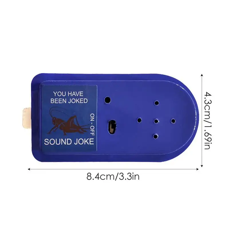 Cricket Noise Maker Prank Sound Joke Toy Long Lasting Realistic Gags Props Chirp Prank with Small Discreet Design Party Supplies prank toys joke toys