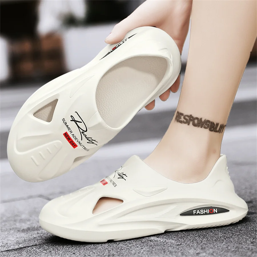 Coconut sandals men's summer beach slippers men's driving sports outer wear non-slip toe-toe clogs new Baotou clogs summer outer wear non-slip anti-odor poop-feeling sports popular driving coconut beach sandals