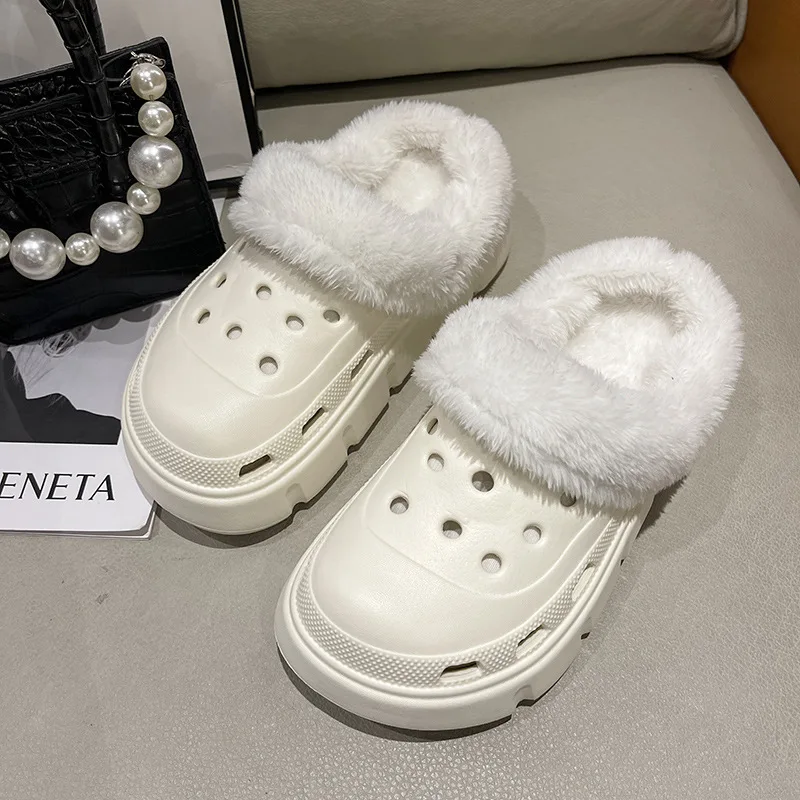 Shoe Covers Winter Warm Plush Lining Thicken Insoles Detachable Liner Soft Fur Washable Hole