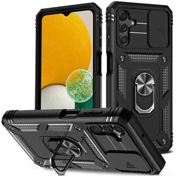 Universal Smartphone Case with 360° Protection and Slider Camera Cover - Samsung A33(5G) (Black)