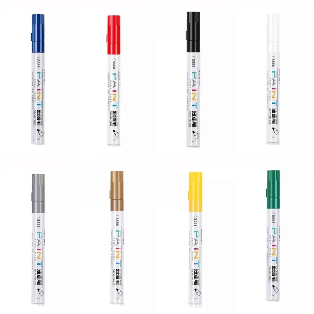 

Waterproof Oily Marker Pen Study Tools Colorful Quick Dry Highlighter Pen Note Colored Pens Fluorescent Pen Tire Painting