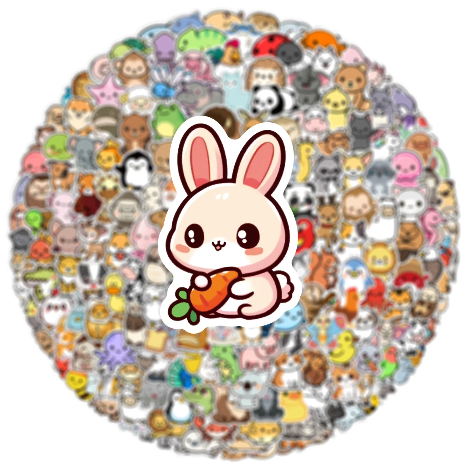 100/200PCS Nette Tiere Mixed Cartoon Graffiti Aufkleber DIY Telefon Gitarre Laptop Notebook Koffer Tasse Wasserdichte Aufkleber Kind spielzeug – Detail 11