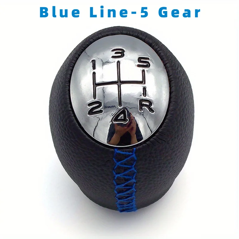 5/6 Gang PU Leder Handball Manuelle Schalthebel Kopf Zubehör Geeignet für Renault Megaane Auto Schalthebel – Detail 6