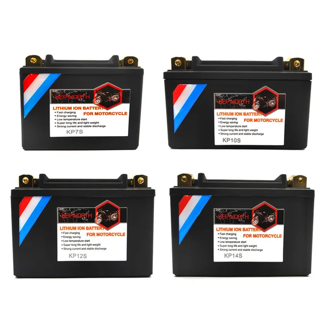 Batterie de rechange au lithium pour moto, BMS intégré, veFePO4, RL UTV Scooter Jet Ski, 12V, 4Ah, 6Ah, 8Ah 1