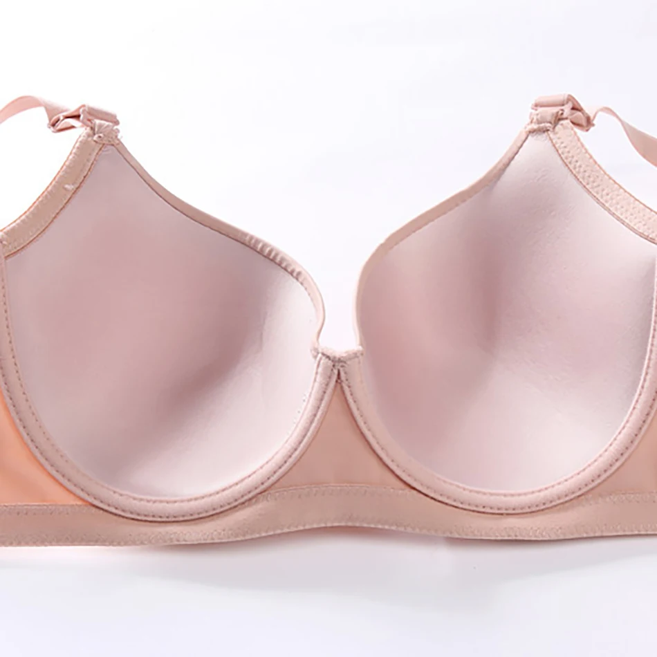 Embrace Flattering Fit No Underwire Plus Size Cup Bras Soft and Smooth Material with Seamless Design for Discreet Look Underwear 4