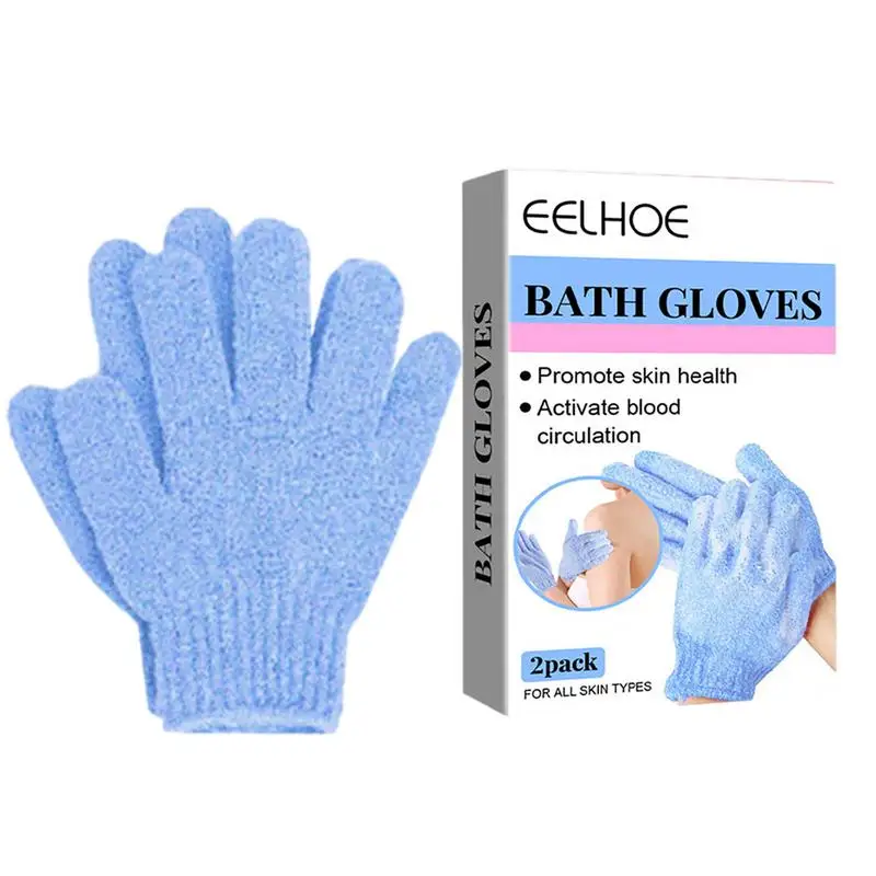 Body Exfoliator Glove Double Sided Exfoliate Gloves Dead Skin Cell