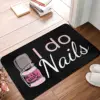 I Do Nails Fingernail Manicure Studio Non-slip Doormat Floor Mat Sand Scraping Carpet Rug for Kitchen Entrance Home Footpad Mats 1