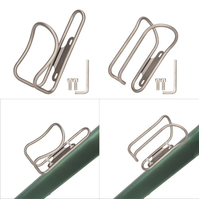 J1HE Titaniums Alloys Bike Bottle Stand Bicycles Bottle Cage for Mountain Bicycles J1HE Titaniums Alloys Bike Bottle Stand Bicycles Bottle Cage for Mountain Bicycles