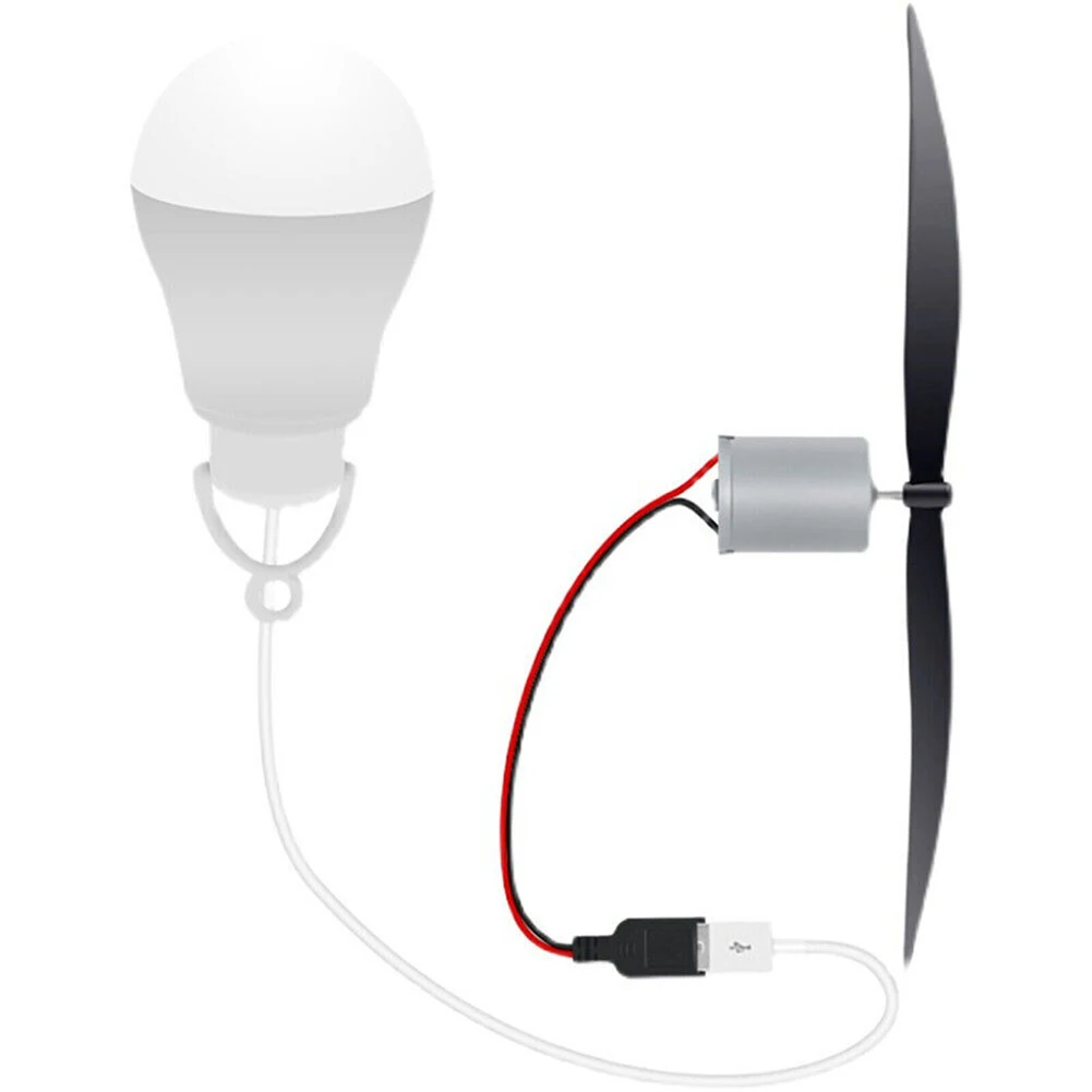 Micro Wind Turbine Motor Blade Energy Generator Micro Generator 18cm 5 Watts Propeller Teaching Experiment solar wind generator