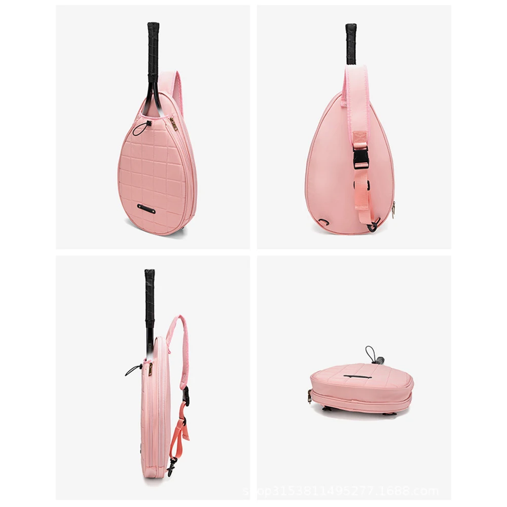 Unisex Rucksack Tennistasche Badminton-Handtasche Outdoor Einzelschulter-Tragetasche Sport-Tennisschlägertasche – Detail 10