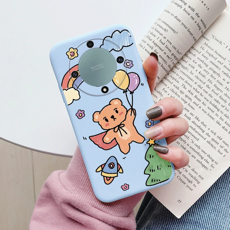 Charming Love Heart Daisy Flowers Silicone Soft Cute Cartoon Phone Case