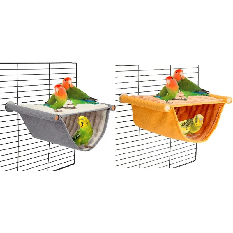 Bird Hammock Fashion Pet Bird Parrot Cages Warm Hammock Hut Tent Bed Hanging Cave for Sleeping and Hatching
