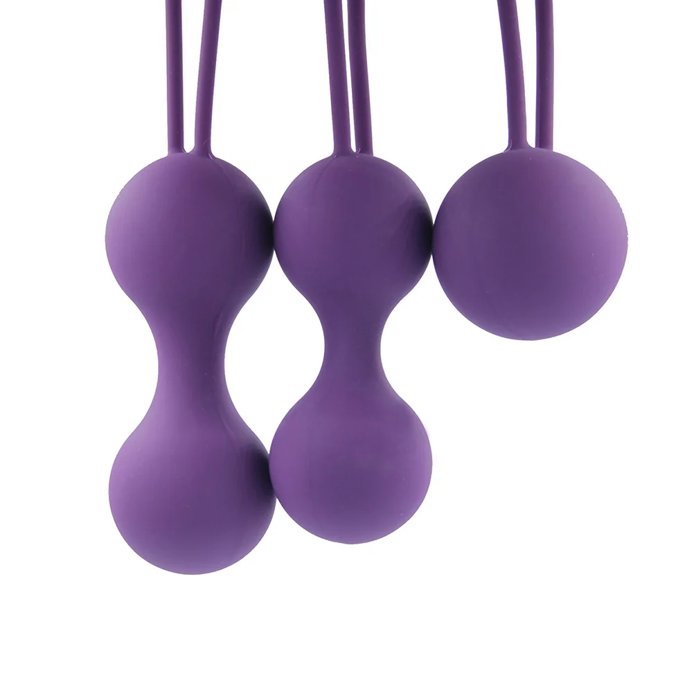 3 Pcs Bead Kits Duotone Balls Pelvic Floor Exercises Suite Kegel Training Kit Kegel Cones Kegel Beads Kegel Cones