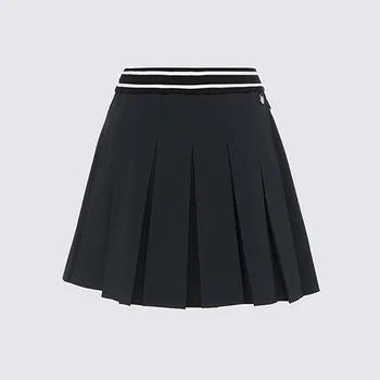 2026 Summer New Korean Ladies Golf Pleated Skirt Anti-exposure High Waist Slim Fit Outdoor Sport Golf Tennis Casual Mini Skirt