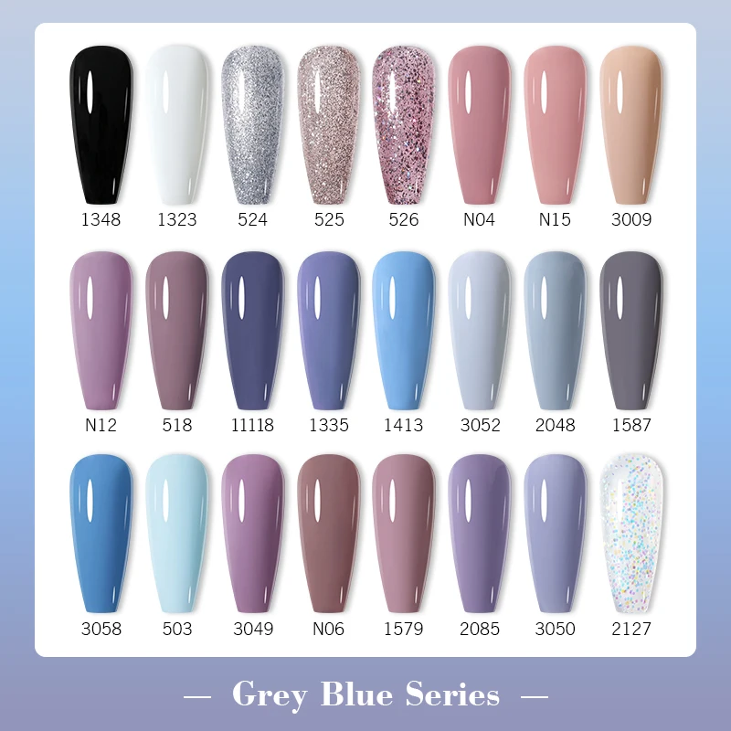 파르손 다크 그레이 매트 컬러 시리즈 젤 네일 폴리쉬 겨울용 롱래스팅 풀커버리지 매니큐어 소크 오프 네일 아트 젤 바니쉬