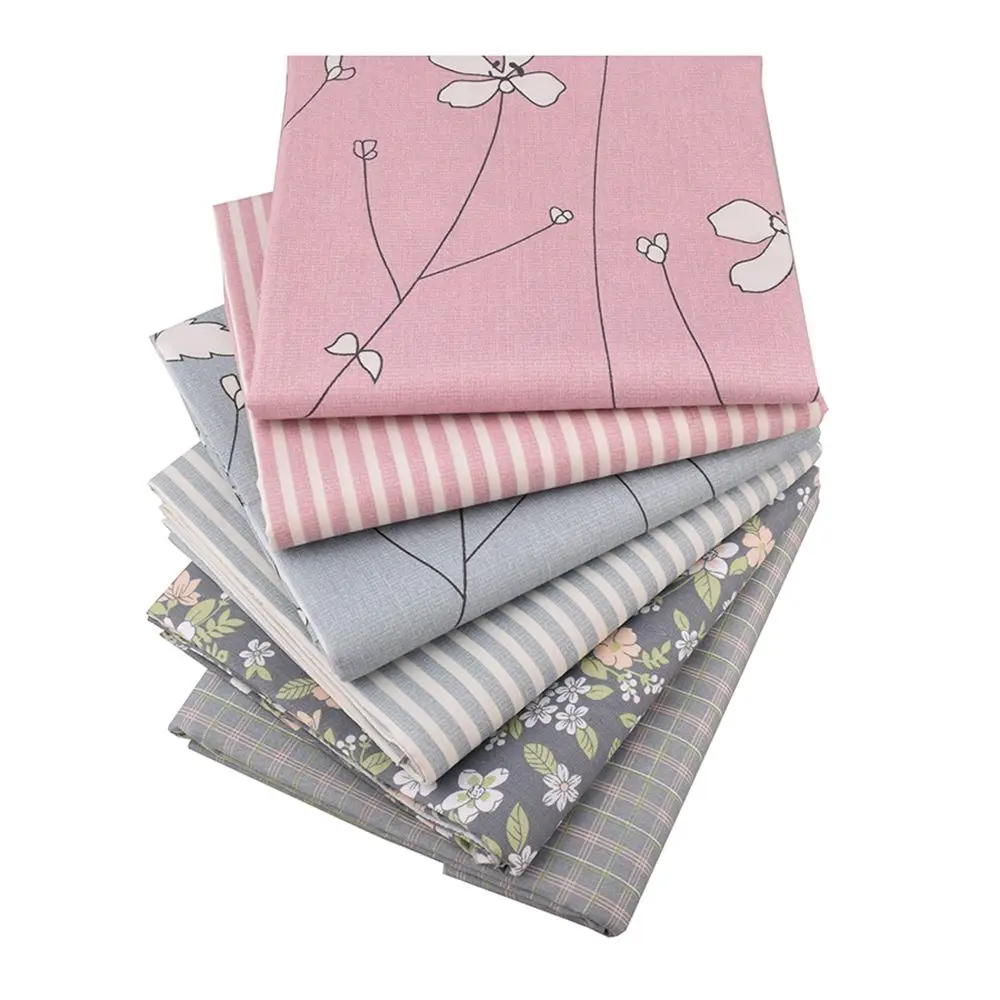 Chainho,Printed Twill Weave Cotton Fabric,Patchwork Cloth,DIY Sewing Quilting Material,Handmade Textile,40x50cm/Piece,CC216-220