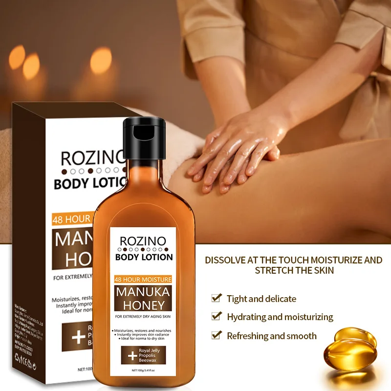 100g ROZINO Honey Moisturizing Body Lotion for Long-lasting Fragrance and Itching Relief Throughout The Body 2