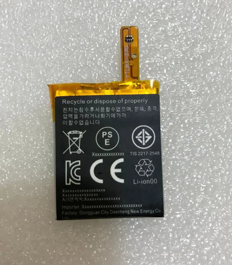 Ririginal Riechargeable Atattery or ou Ack Ack 1c4 24 28 300mah 3.8v ew ew 0000000000277 - Imagem 2