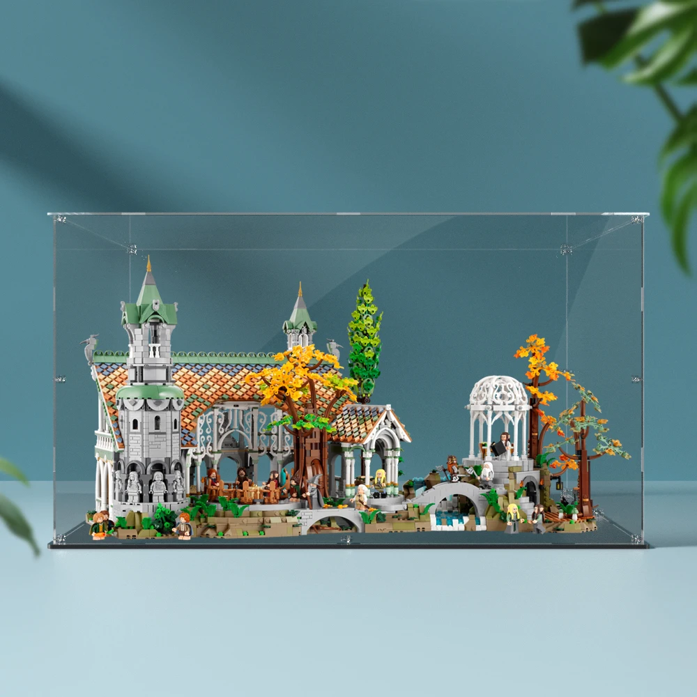 Acrylic display box for lego 10316 display case for RIVENDELL