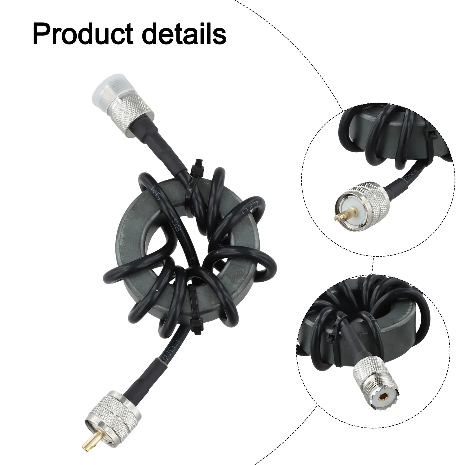 1pc 1,8-30 MHz Kurzwelle Choke Magnetische Ringe Für HF Kurzwelle Radio EM-25 EM-43o Anti-störungen Power Werkzeuge Zubehör – Detail 22