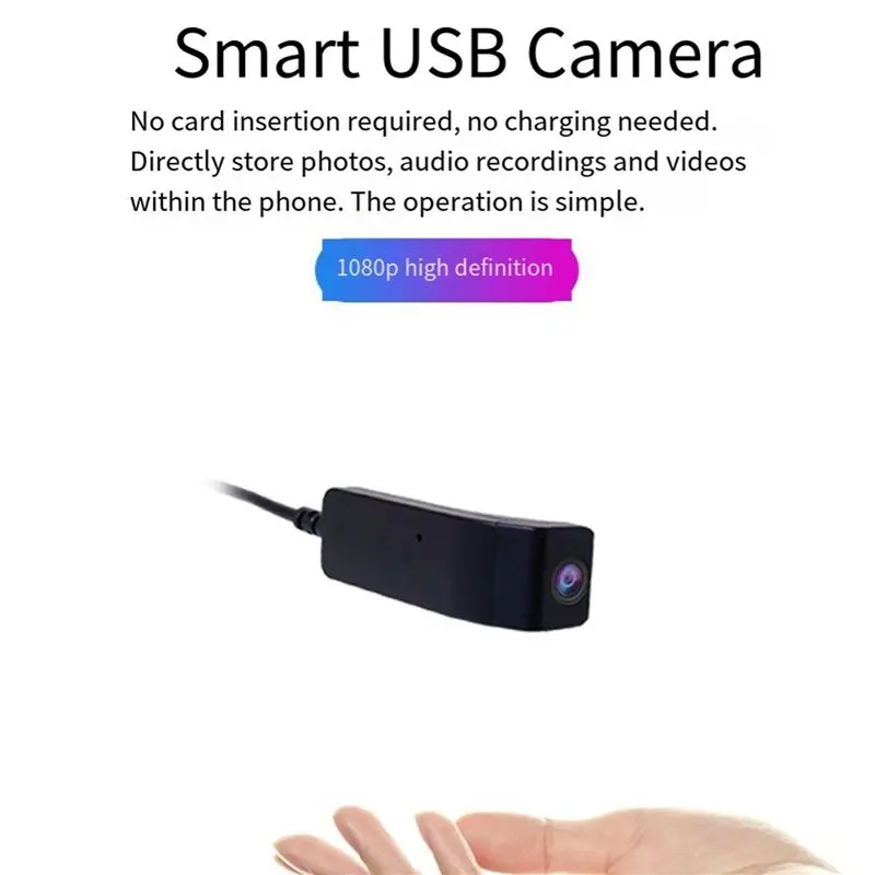 N75R-166 HD 1080P 스마트 안경 USB 카메라(라이브 방송 및 모바일 스트리밍, 화상 회의 모듈용)