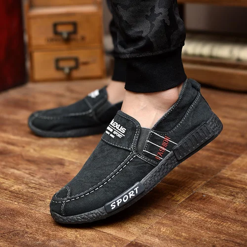 남성용 통기성 캐주얼 신발, Zapatillas Hombre 청바지, 캔버스 신발, 패션 플랫 로퍼 에스파드리유, 소프트 솔 스니커즈, 트렌드 4