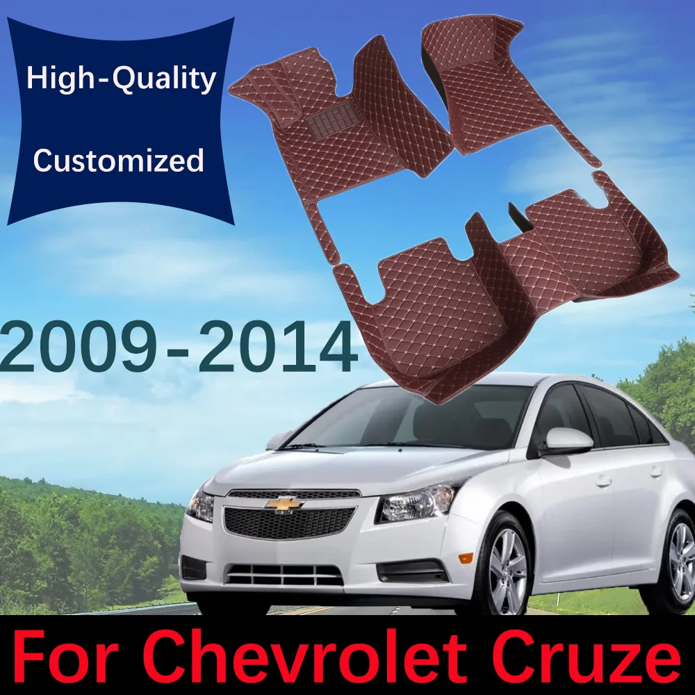 Custom Leather Car Floor Mats For Chevrolet Cruze 2009 2010 2011 2012
