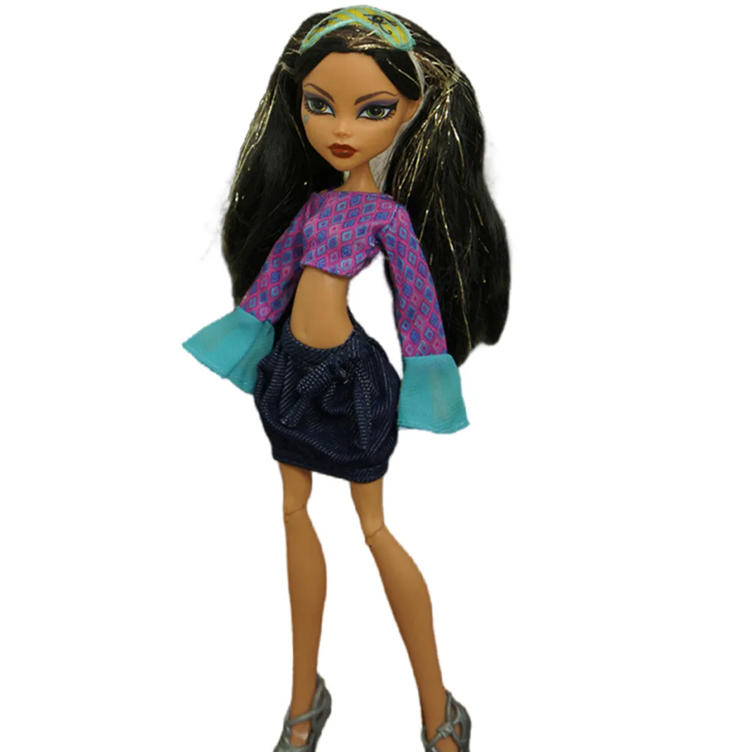 Doll Clothing Set Fashion Dress Jeans Outfits Coats DIY Personality Clothes Set Girl Toy Decors