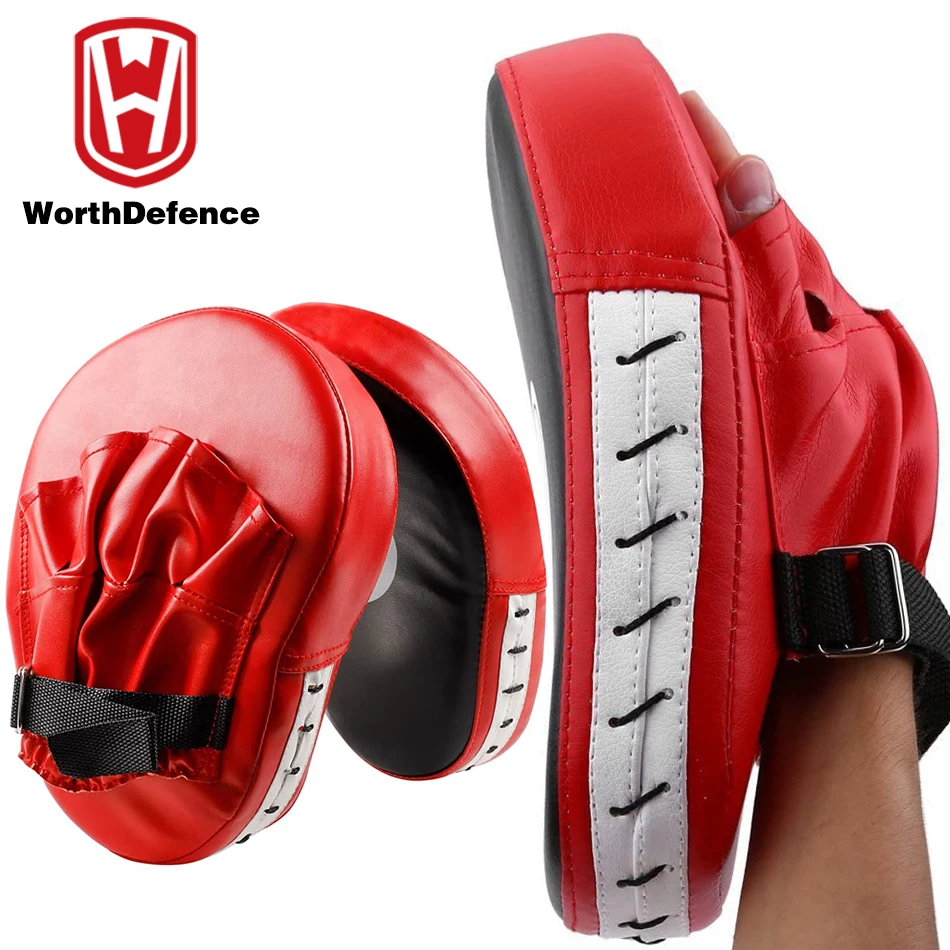 Worthdefence 1/2 шт. перчатки для кикбоксинга груша удара мишени мужская сумка MMA ПУ