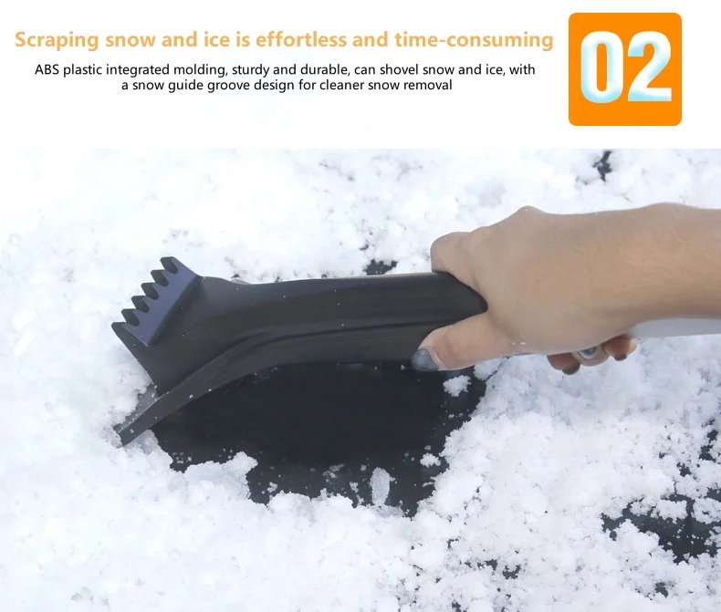 Extendable Car Snow Brush Winter Auto Scraper Tool
