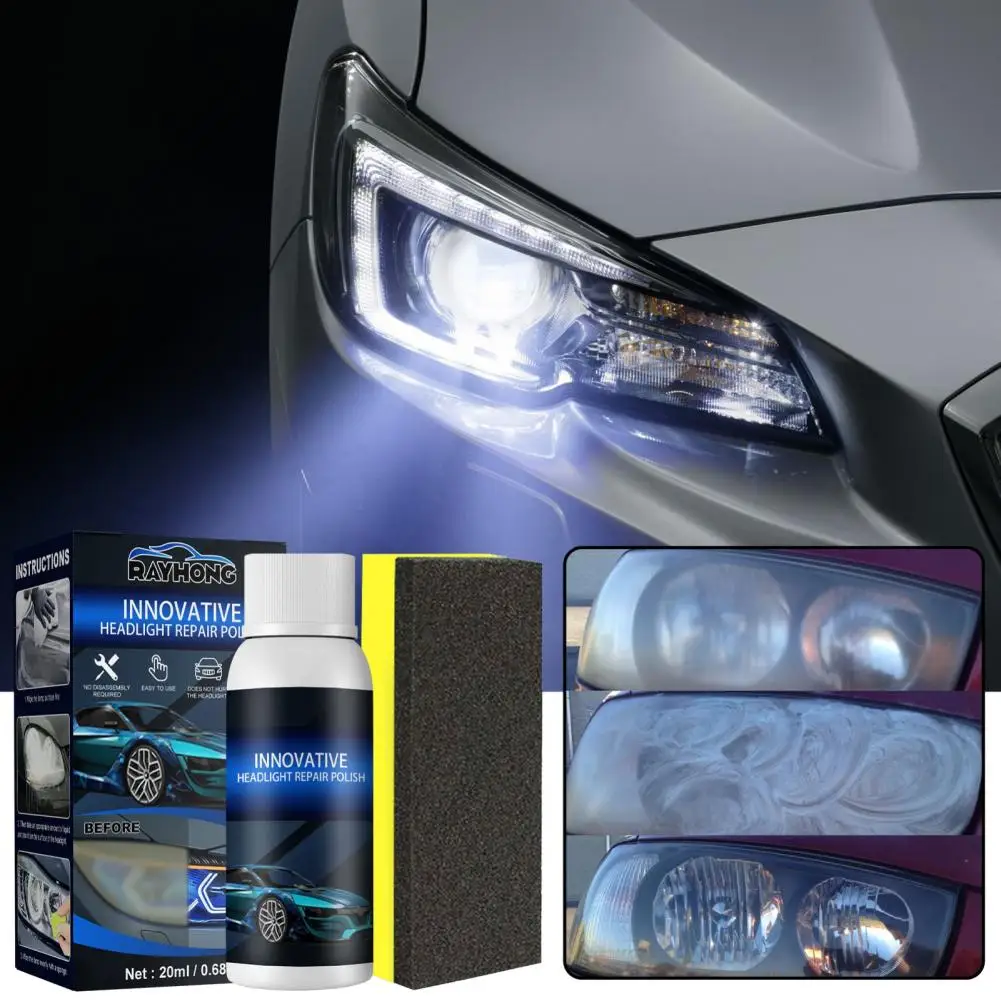 Reliable Car Care Headlight Repair Fluid Anti-oxidation Lamp Maintenance Car Headlight Coating Anti-scratch Repair Fluid