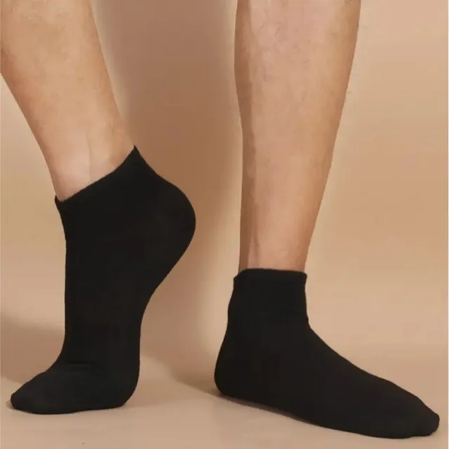 10 Paar Unisex Lässige Einfarbige Bootssocken – Dünn, Atmungsaktiv, Bequem, Geruchsneutral, Schweißabsorbierend, Tief geschnitten für Männer und Frauen
