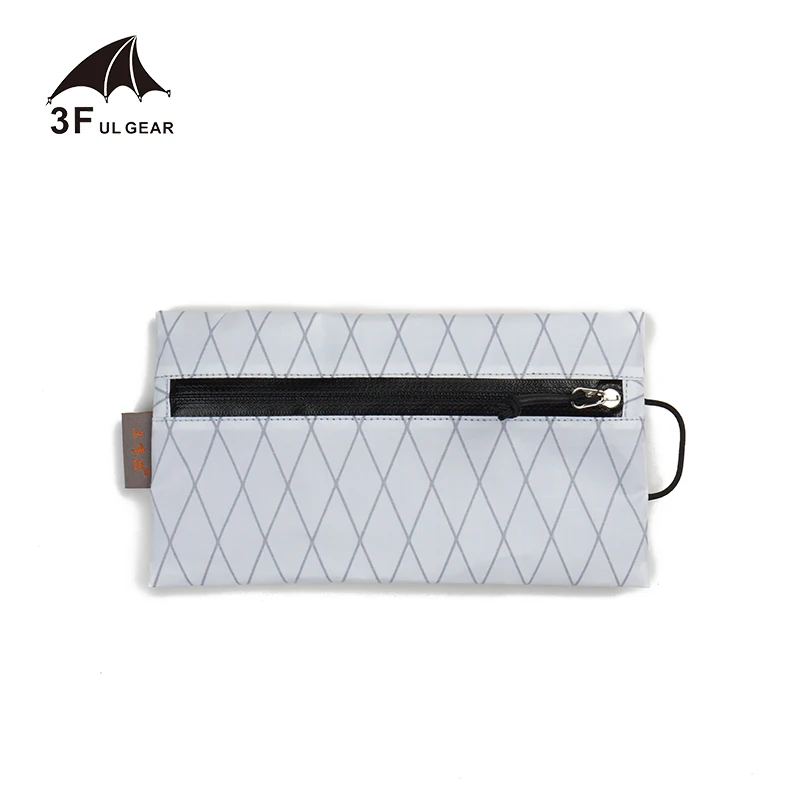 3F UL Gear X-PAC Fabric Storage Bag Double Side Zipper Portable Sparrow Small Waterproof Bag Ultralight Camping Hiking