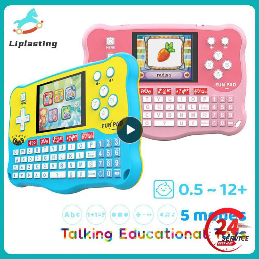 

Устройство для раннего развития, 1000 мАч, с голосовым портом Type-c и зарядным устройством, музыкальная многофункциональная Развивающая игра, детский Обучающий планшет 3,0 дюйма
