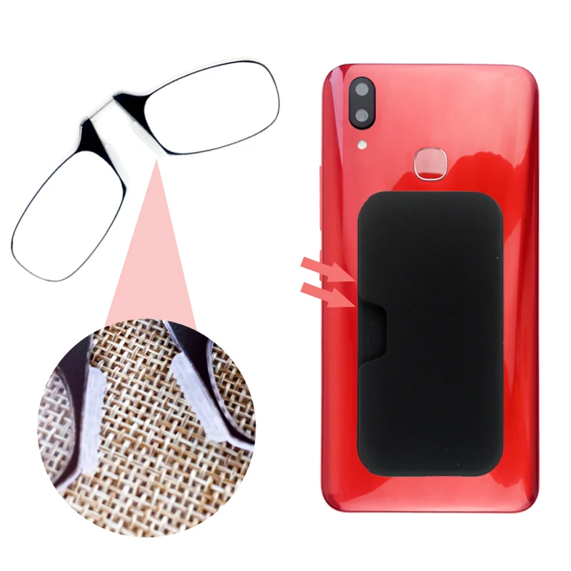 Nose Clip Reading Glasses Men Tr90 Focus Plus Portable Foam Nose