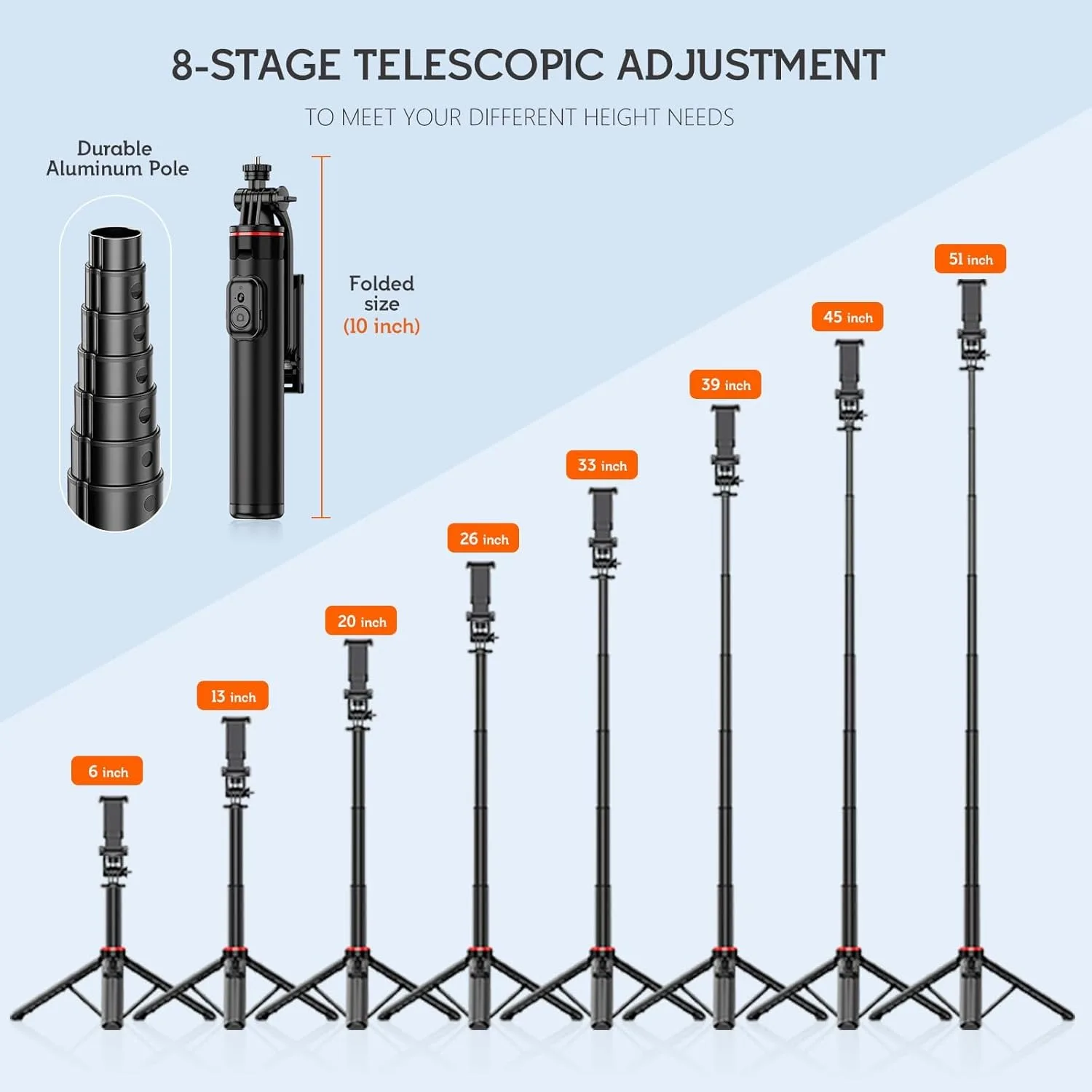 130cm Selfie Stick Tripod Smartphone Tripod Stand Wireless Remote Control Portable Retractable Cell Phone Tripod selfie stick