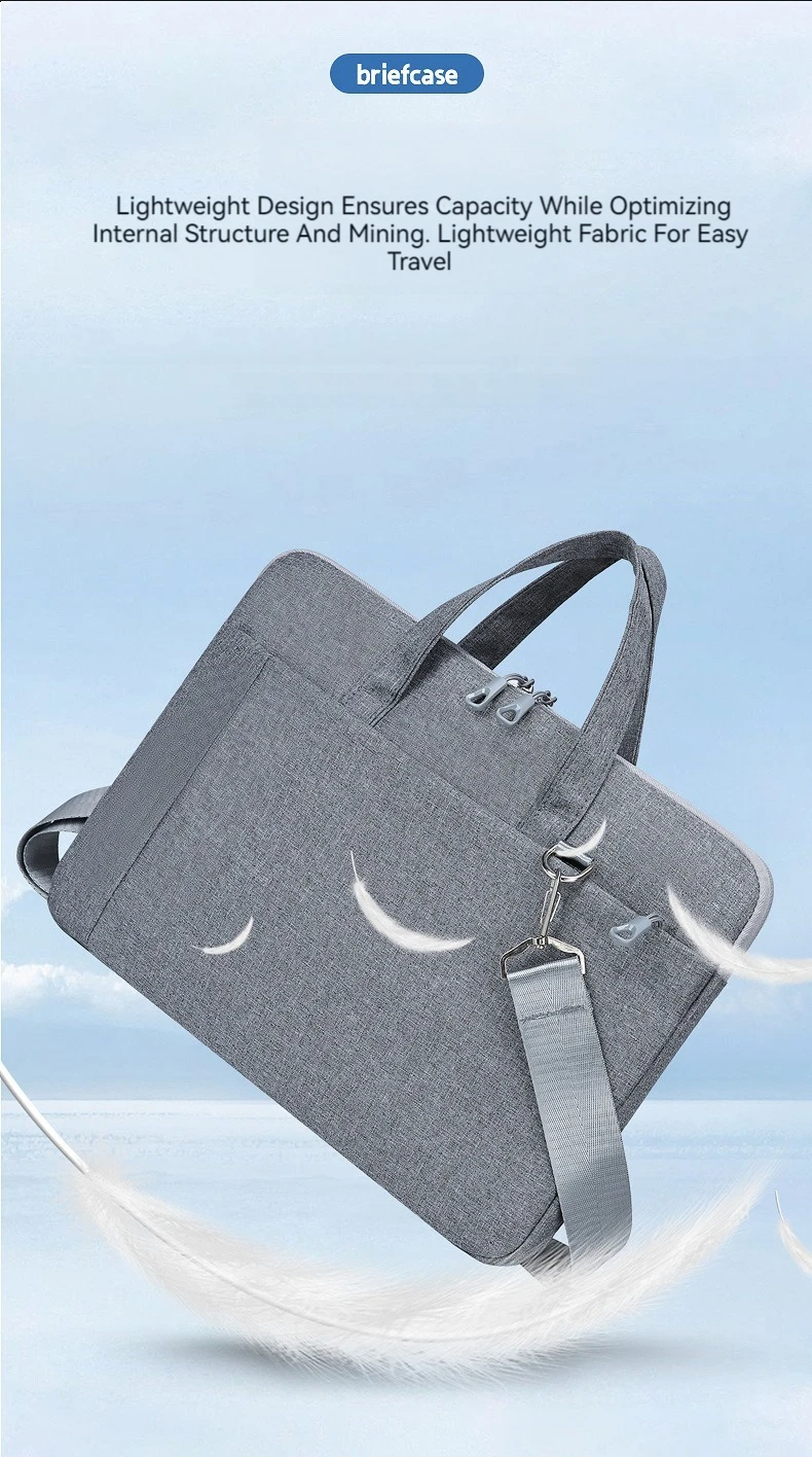 Laptop-Hülle, 13,3 14 15,6 Zoll, Notebook-Hülle für MacBook Air Pro, 16 PS, Huawei, Lenovo, Dell, Schultertasche, Aktentaschen – Detail 10