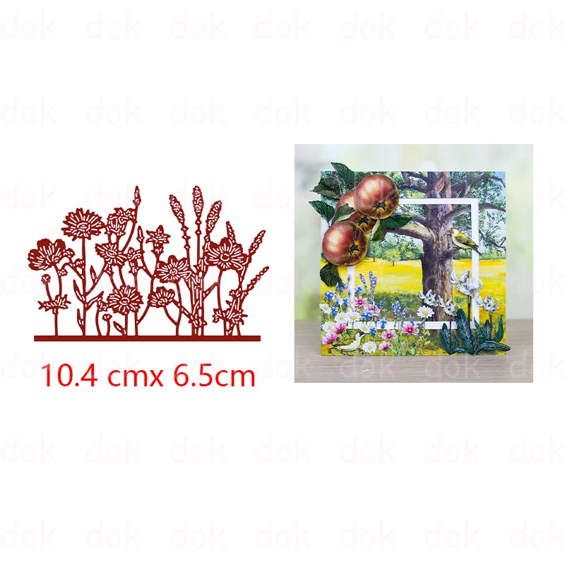 Wild Bloom Die Set Metal Craft Cutting Die Diy Scrapbook Paper Diary Decoration Card Goffratura Fatta A Mano Nuovo Prodotto 2022