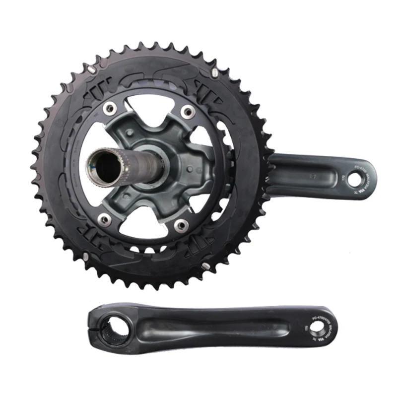 Shimano Tiagra 4700 Kurbelgarnitur 10-Gang Rennrad 165 170 172,5 175mm 50-34t 52-36t 48-34t Fahrrad Zubehör – Detail 3