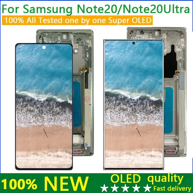 100 AMOLED Note 20 Display for Samsung Galaxy Note 20 Ultra 5G N986F