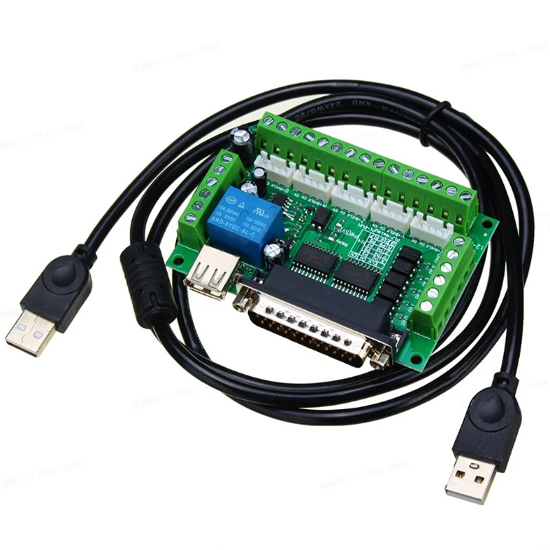 

Интерфейсная плата гравировального Станка MACH3, драйвер шагового двигателя с 5 осями, быстрая изоляция оптрона