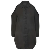 Plus Size Long Sleeve Elegant Spring Autumn Shirt Women Cold Shoulder Button Front Business Blouse Large Size Work Office Blouse - Image 5