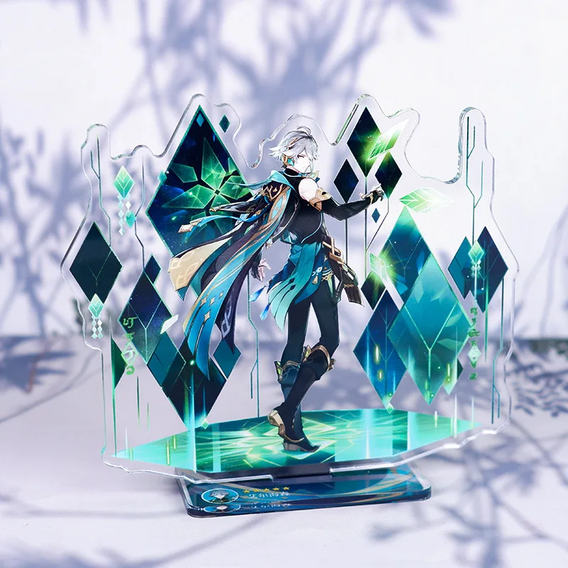 Wriothesley Furina Neuvillette Lyney Alhaitham Xiao Genshin Impact Anime Wanderer Acrylic Stand Model Desk Decor Standing Sign