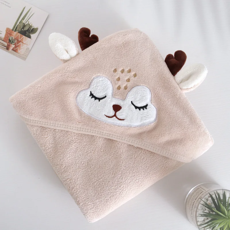 Baby Bath Towel Hooded Elephant Bath Towel for Baby Newborn Kid Bathrobe SuperSoft Sleeping Swaddle Wrap Blanket Infant Boy Girl
